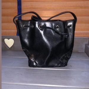 Black Basket Weave Purse